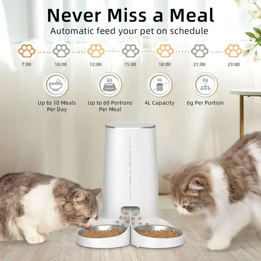 Automatic Cat Feeder, Control WiFi Button