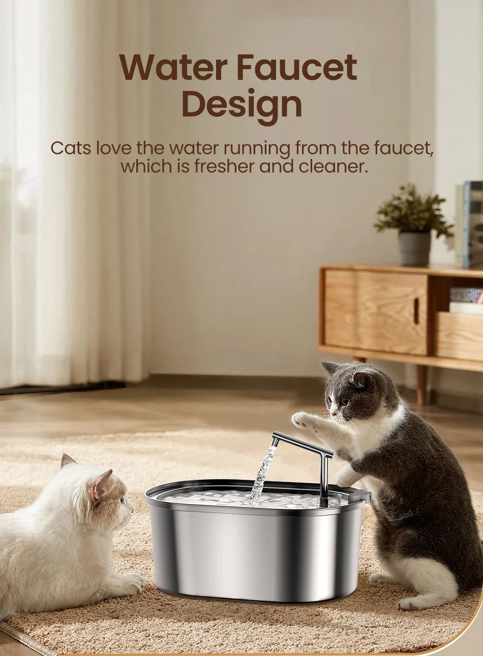 Automatic Water Fountain For Cats Dogs